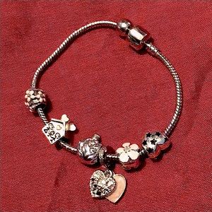 Charm happy family bracelet